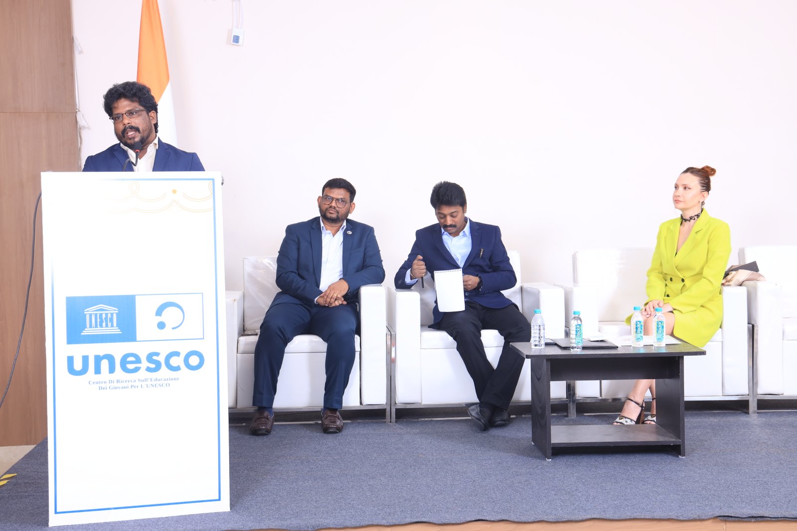 Panel scene from the CREGU induction program